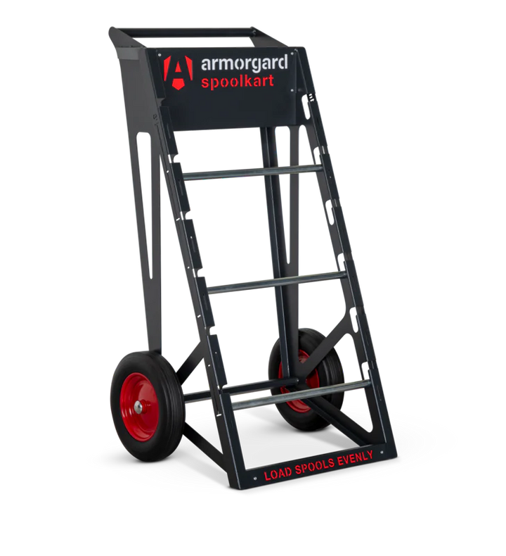 Armorgard Spoolkart, Sturdy mobile kart for dispensing multiple cable spools 740x840x1365