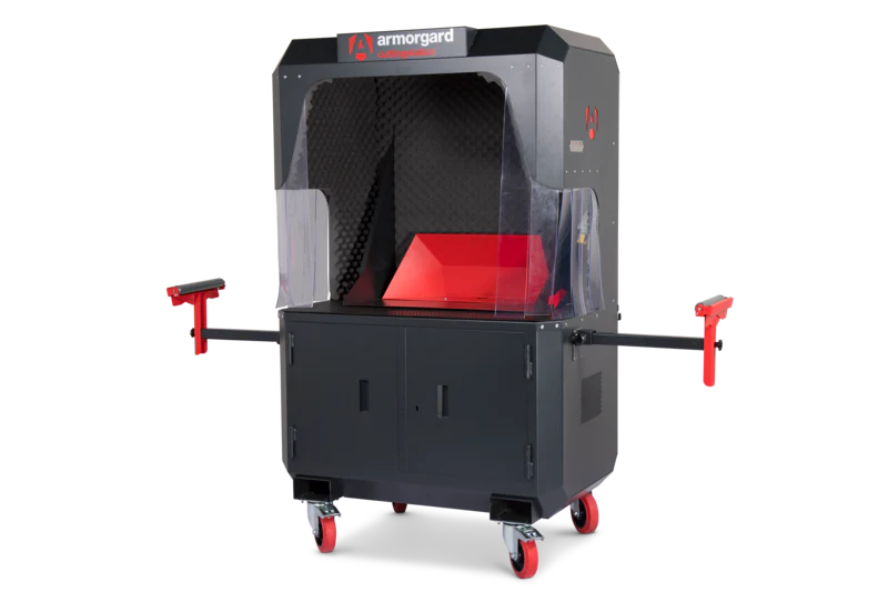 Armorgard CuttingStation chopsaw work bench with extendable back 1390x750x1900