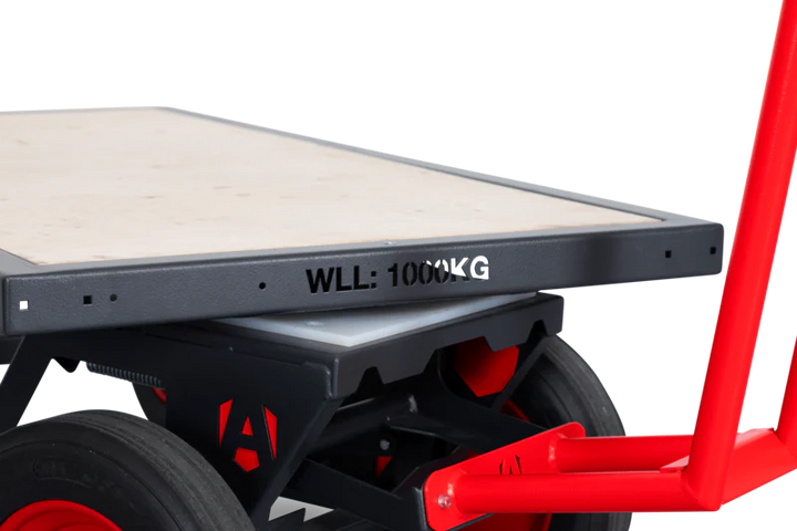 Armorgard TurnTableTruck TT1 flat-bed mobile trolley with brake 700x1575x460