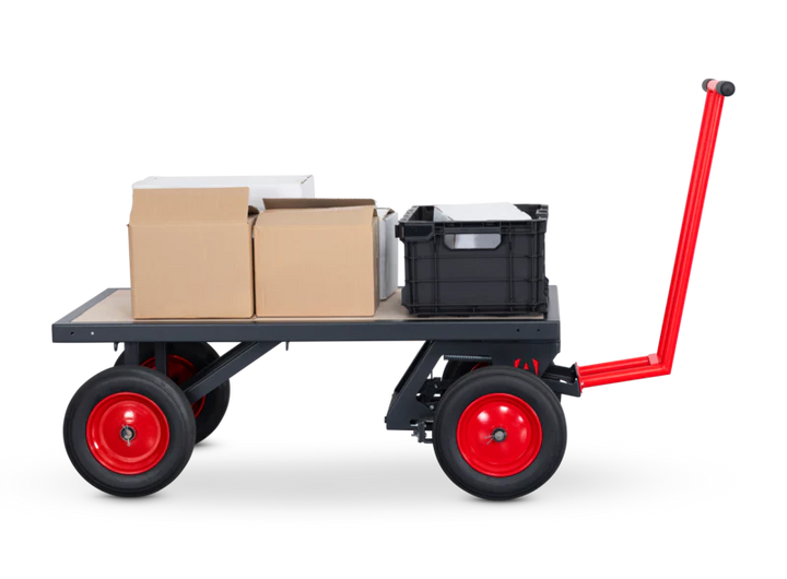 Armorgard TurnTableTruck TT1 flat-bed mobile trolley with brake 700x1575x460