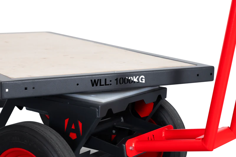 Armorgard Turntable Truck, robust large trolley for moving materials 2500x470