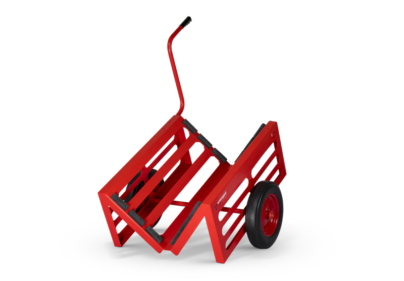 Armorgard V-Kart, heavy-duty mobile trolley c/w handle 1230x835x900
