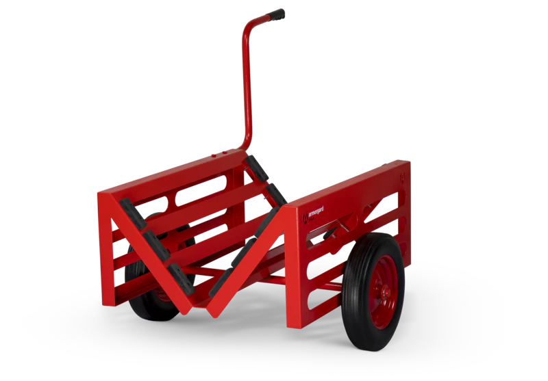 Armorgard V-Kart, heavy-duty mobile trolley c/w handle 1230x835x900