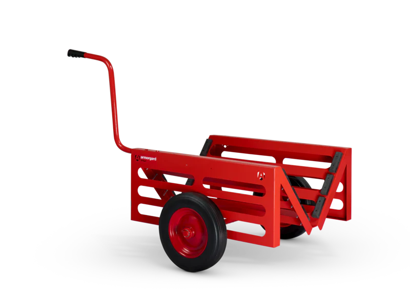 Armorgard V-Kart, heavy-duty mobile trolley c/w handle 1230x835x900