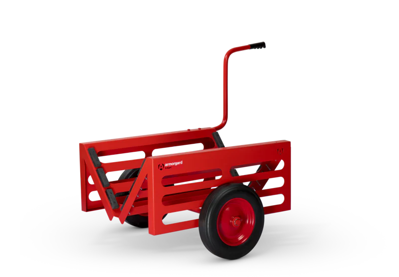 Armorgard V-Kart, heavy-duty mobile trolley c/w handle 1230x835x900