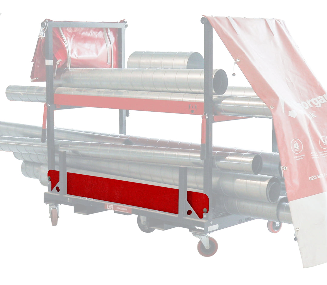 Armorgard Mobile rack for ducting 1830x1150x670 complete with  branded curtains