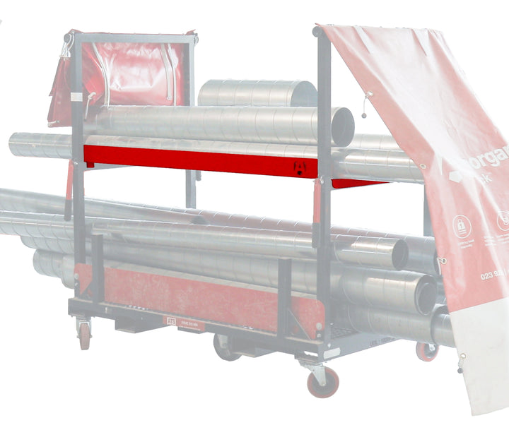 Armorgard Mobile rack for ducting 1830x1150x670 complete with  branded curtains