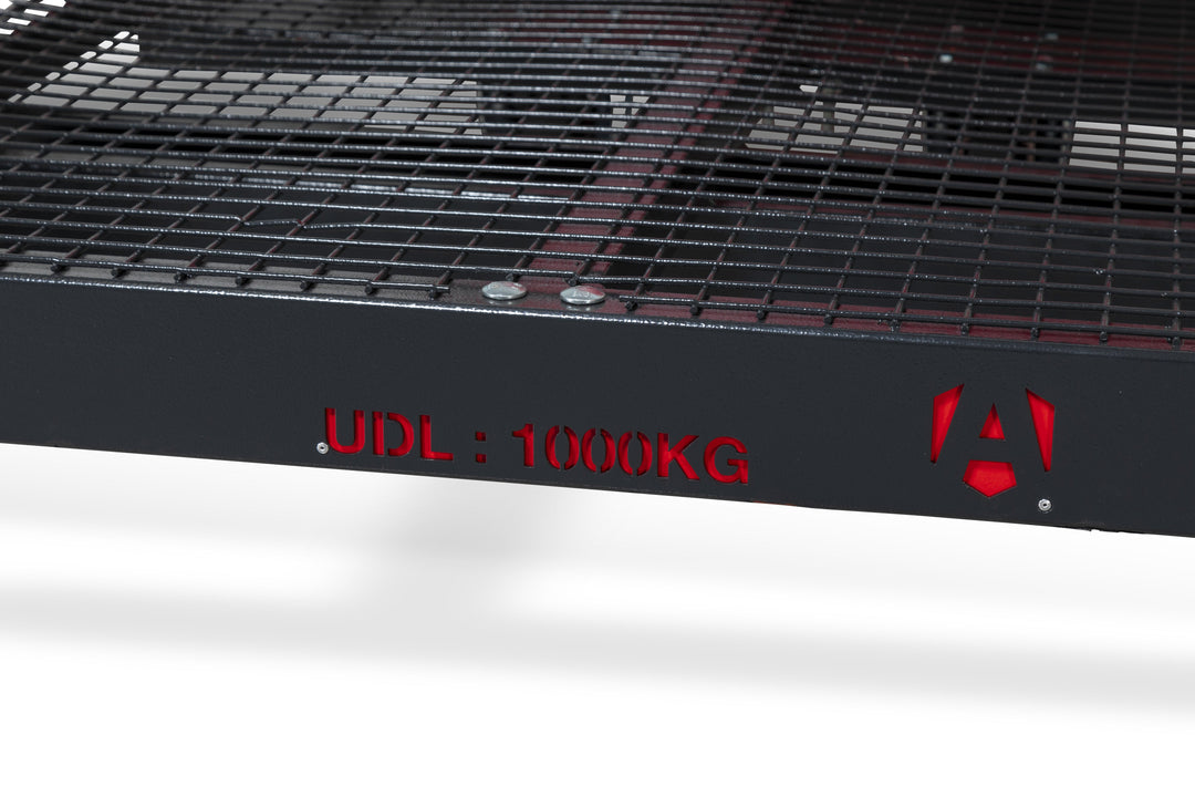 Armorgard Mobile rack for ducting 1830x1150x670 complete with  branded curtains
