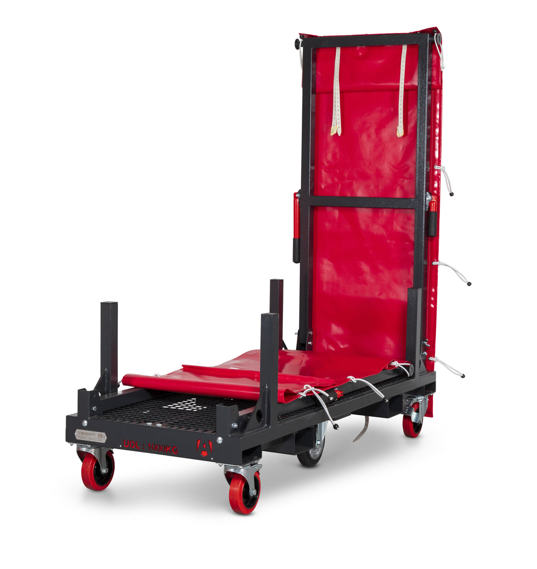 Armorgard Mobile rack for ducting 1830x1150x670 complete with  branded curtains