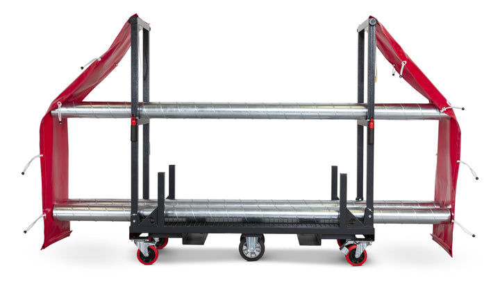 Armorgard Mobile rack for ducting 1830x1150x670 complete with  branded curtains