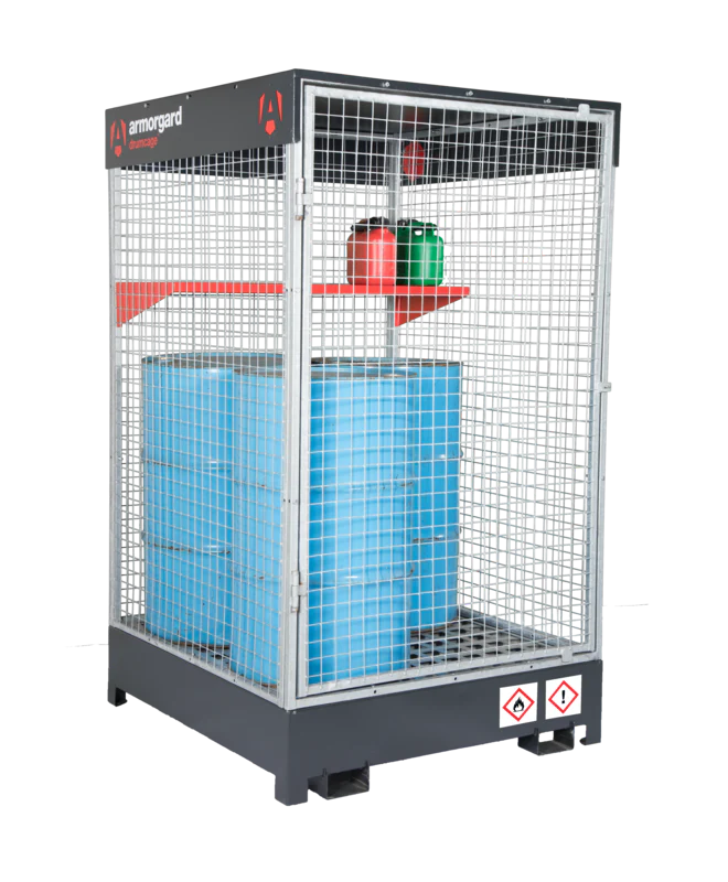 Armorgard DrumCage COSHH Compliant Storage Unit for liquids, gases and solids