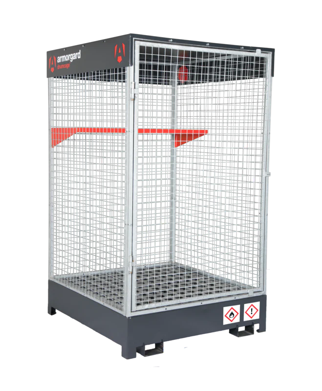 Armorgard DrumCage COSHH Compliant Storage Unit for liquids, gases and solids