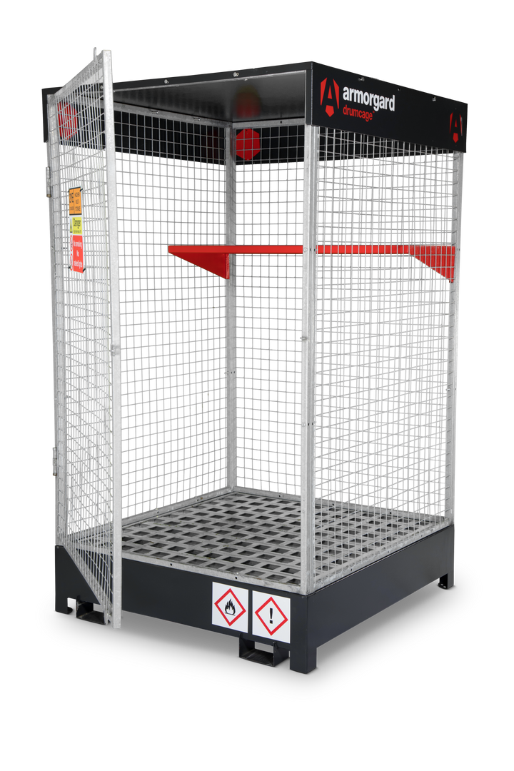 Armorgard DrumCage COSHH Compliant Storage Unit for liquids, gases and solids