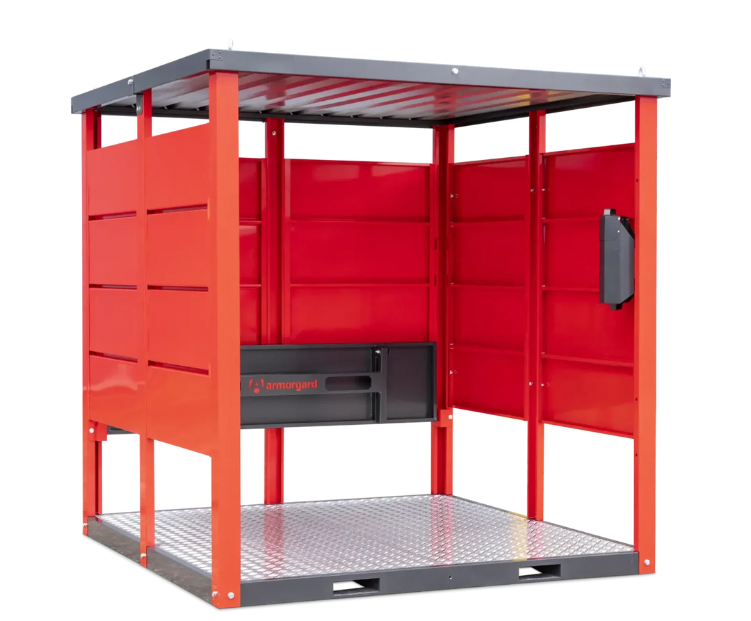 Armorgard Flat Packed smoking / vaping shelter, with bench