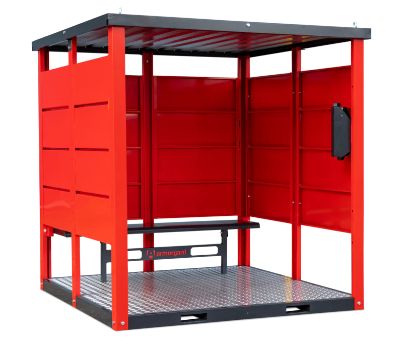 Armorgard Flat Packed smoking / vaping shelter, with bench
