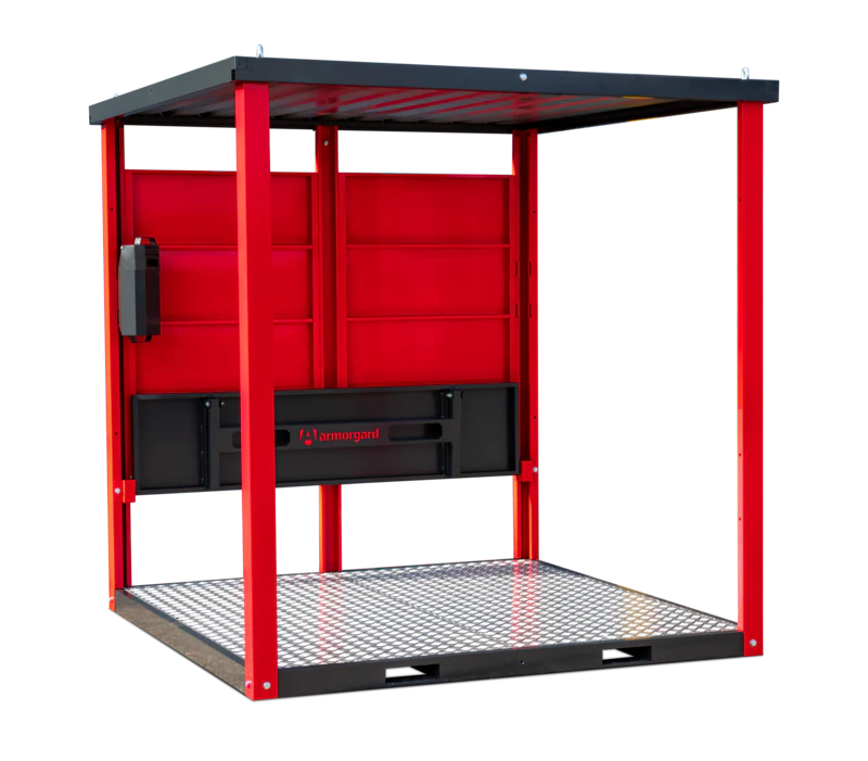 Armorgard Flat Packed smoking / vaping shelter, with bench
