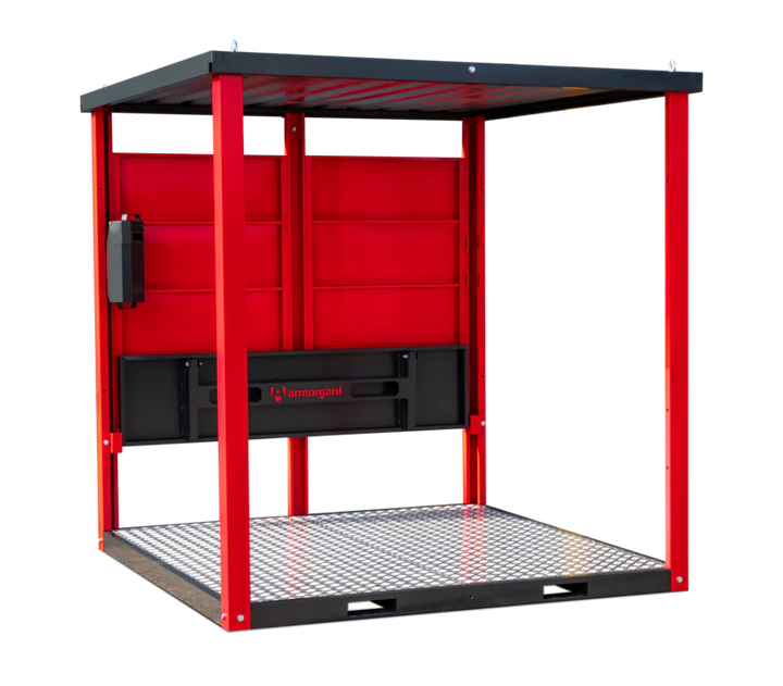 Armorgard Flat Packed smoking / vaping shelter, with bench