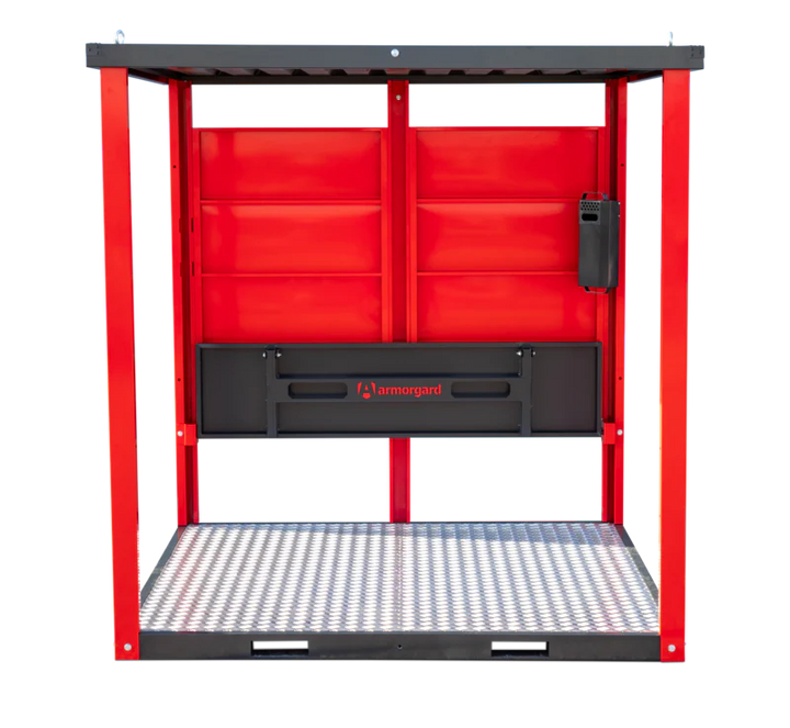 Armorgard Flat Packed smoking / vaping shelter, with bench
