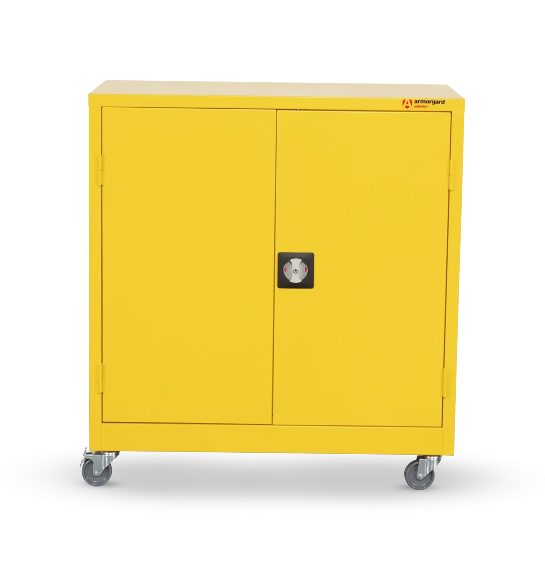 Armorgard Hazardous Mobile Cupboard 900x465x1010