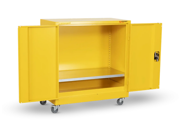 Armorgard Hazardous Mobile Cupboard 900x465x1010