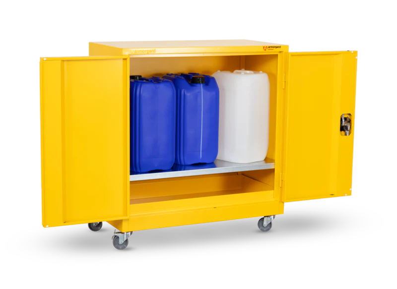 Armorgard Hazardous Mobile Cupboard 900x465x1010