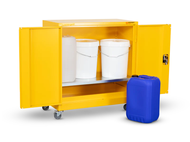 Armorgard Hazardous Mobile Cupboard 900x465x1010