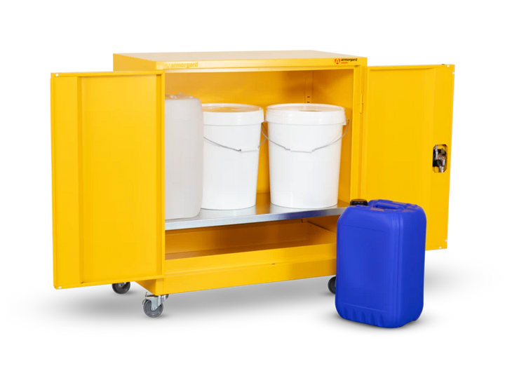 Armorgard Hazardous Mobile Cupboard 900x465x1010
