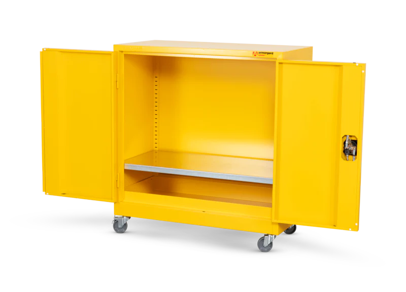 Armorgard Hazardous Mobile Cupboard 900x465x1010