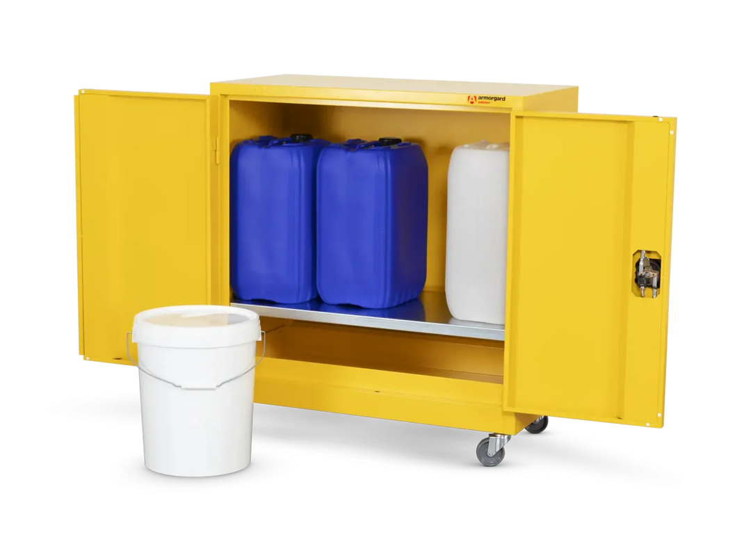 Armorgard Hazardous Mobile Cupboard 900x465x1010