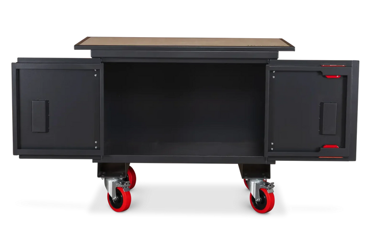 Armorgard Mobile Tuffbench c/w wooden top 1120x705x920