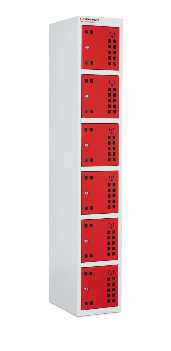 Armorgard Powerstation 6 Door Battery Charging Unit 300x450x1800