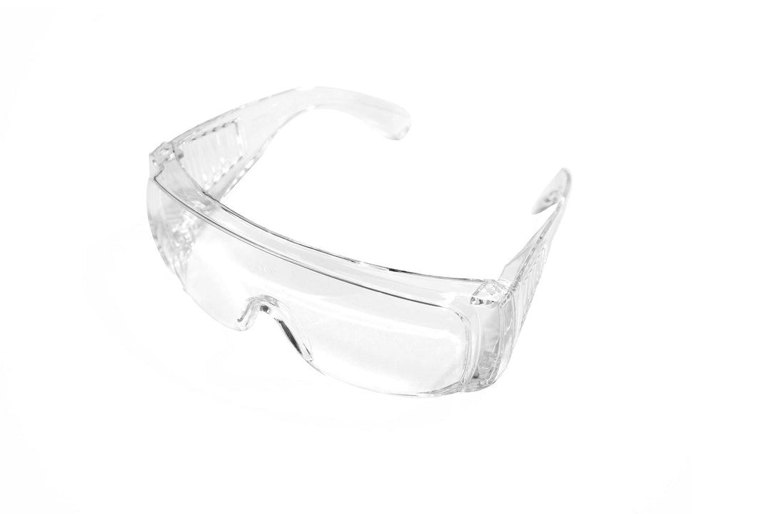 Weldability Sif Clear Visitor Overspecs – Durable Safety Glasses for Industrial Use – Fits Over Prescription Glasses – CE Approved, Pack of 10