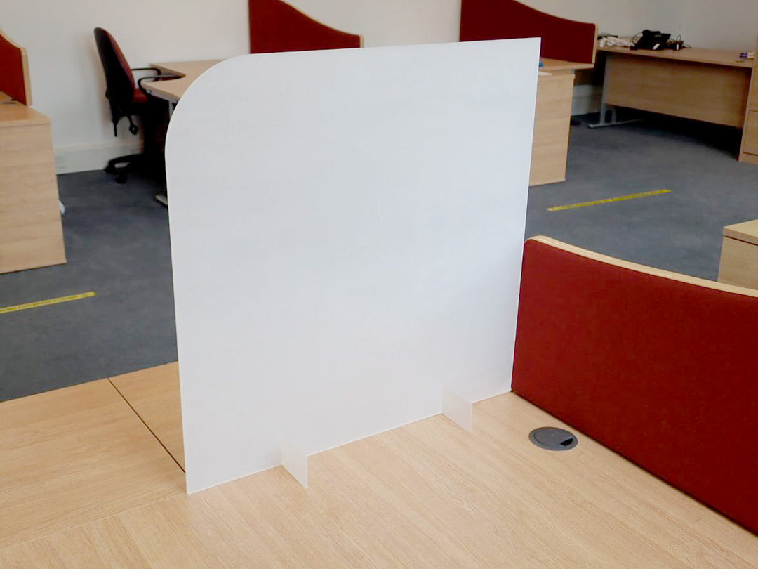 Weldability Sif Desktop Separator – Premium Frosted Acrylic Screen for Office & Workspace Safety – Must-Have for Professionals, Pack of 1