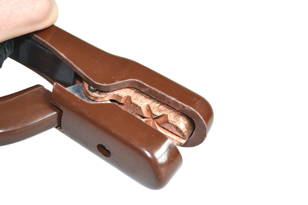 Weldability SIF 500A Maximum Current Crocodile Electrode Holder, Pack of 2