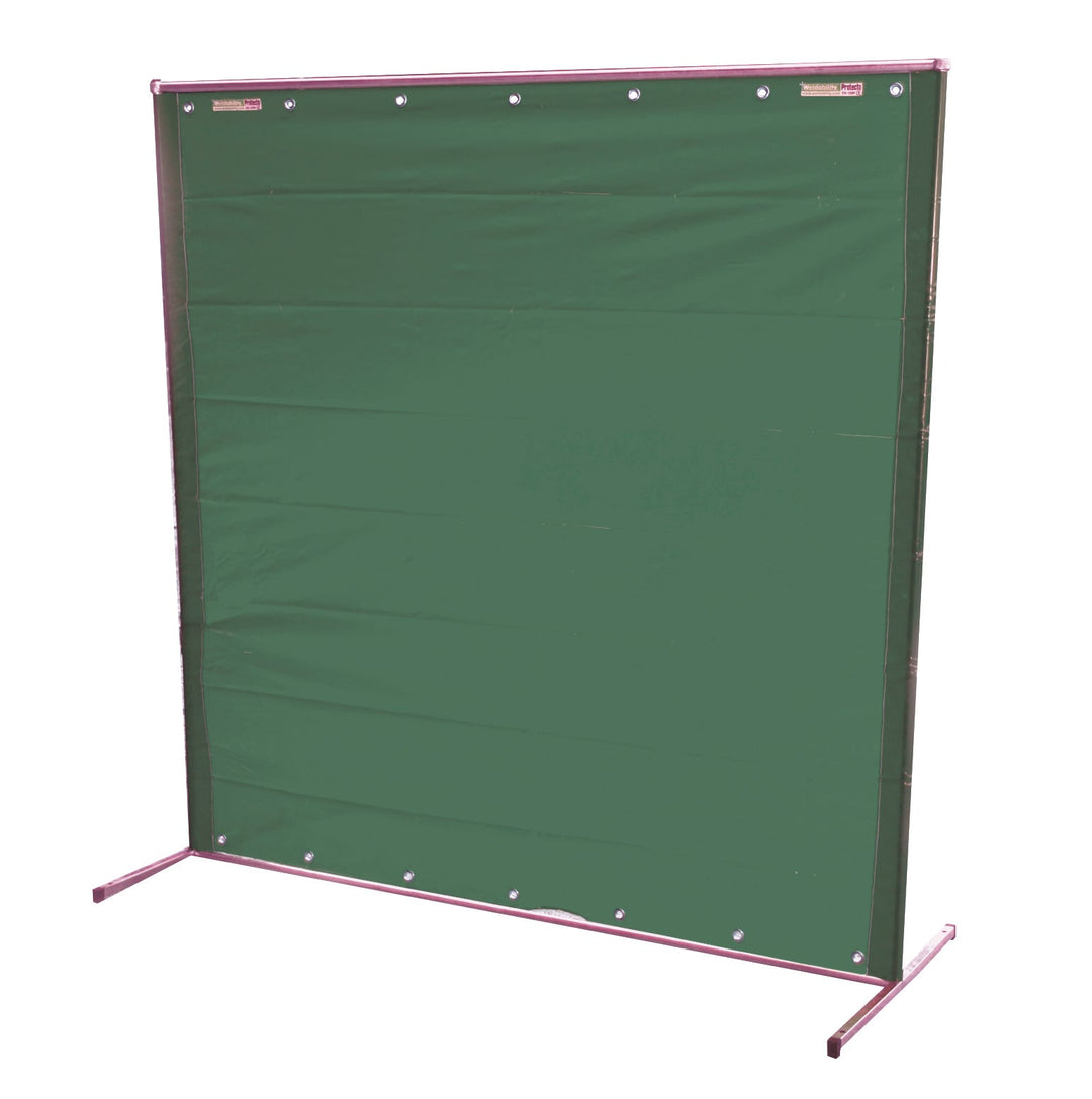 Weldability Sif 6x6 Low-Vis Green Welding Curtain – Premium UV/IR Shielding, Spark Protection, Must-Have for Pros, Pack of 1